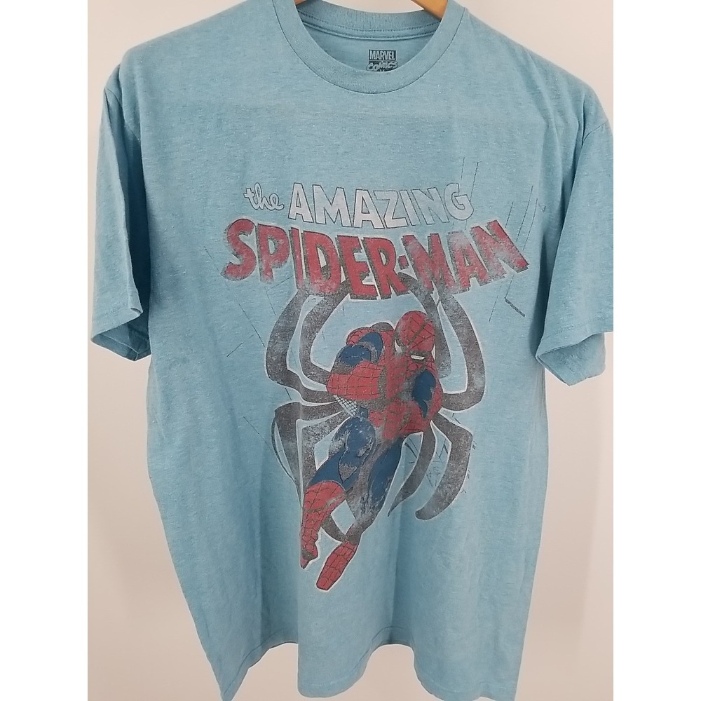Marvel Comics The Amazing Spider-Man Graphic Print T Shirt Size XL Mens - Picture 2 of 7